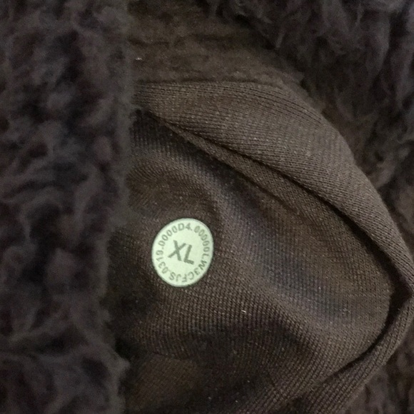 Lululemon Short Sweet and Sherpa Jacket in Heathered Antique Bark / Antique Bark - Picture 7 of 8